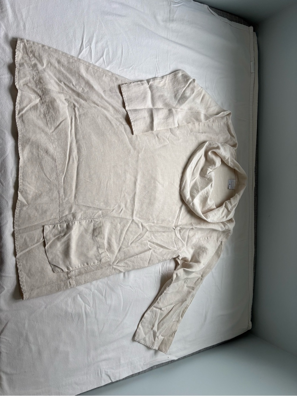 Women’s Cream Cowl Neck Top